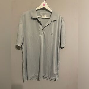 IZOD Golf Mens L Polo Gray dri‎ fit